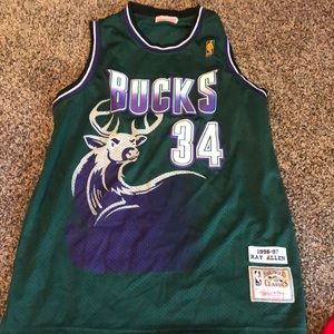 Milwaukee Bucks Ray Allen XL Jersey
